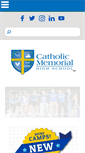 Mobile Screenshot of catholicmemorial.net